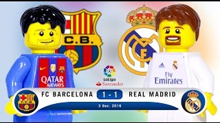 Lego custom fc barcelona vs real madrid