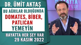 Bu ağrılar olduğunda Domates, Biber ve Patlıcan yemeyin Hayatta Her Şey Var 29 Kasım 2022