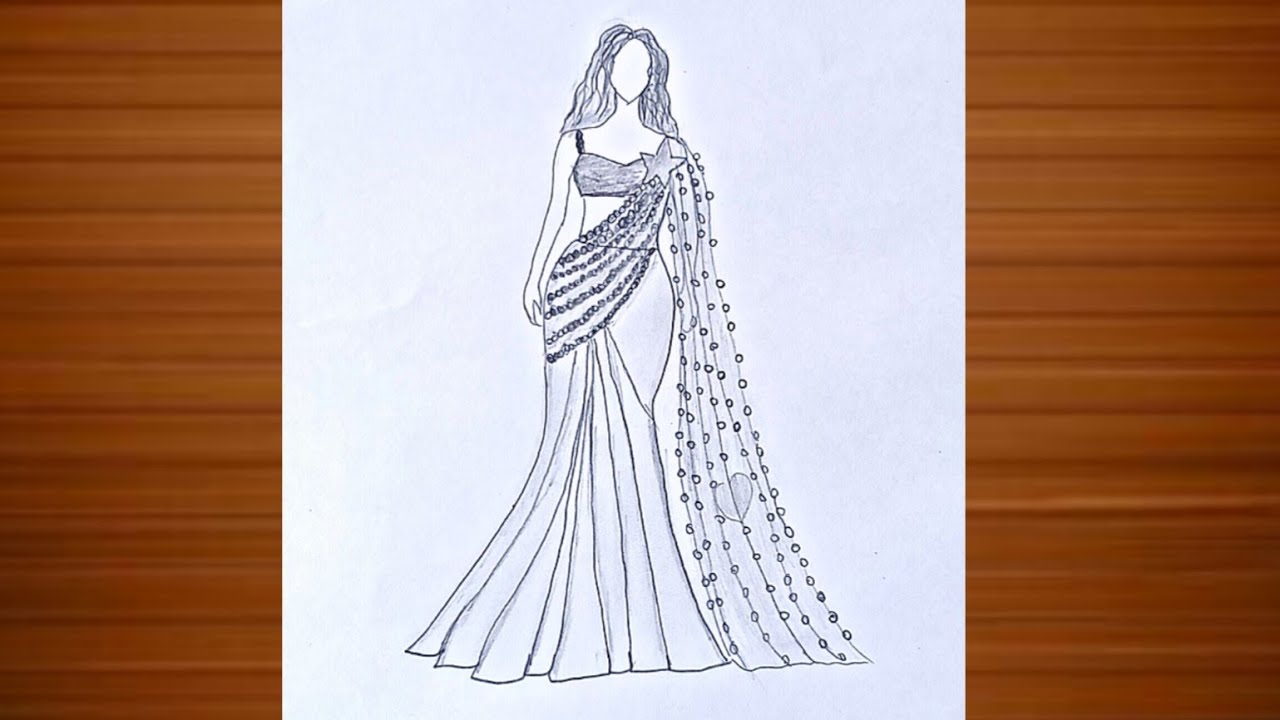 fashion dress sketches black and white Fashion sketch of dresses, by Marcel Fromenti. France, 20th century. THIRD PARTY RIGHTS APPLY