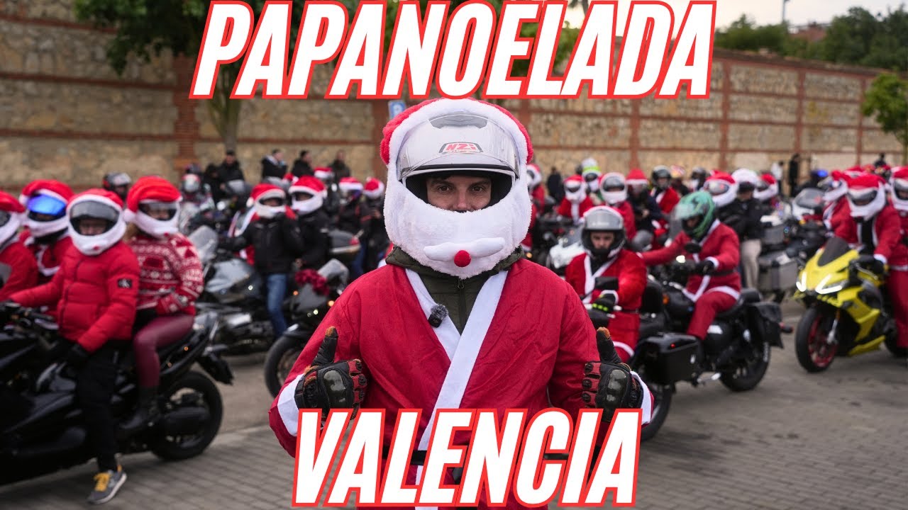 Papanoelada Motera Valencia 2025 | Despedimos el Año sobre Dos Ruedas 🎅🏍️!