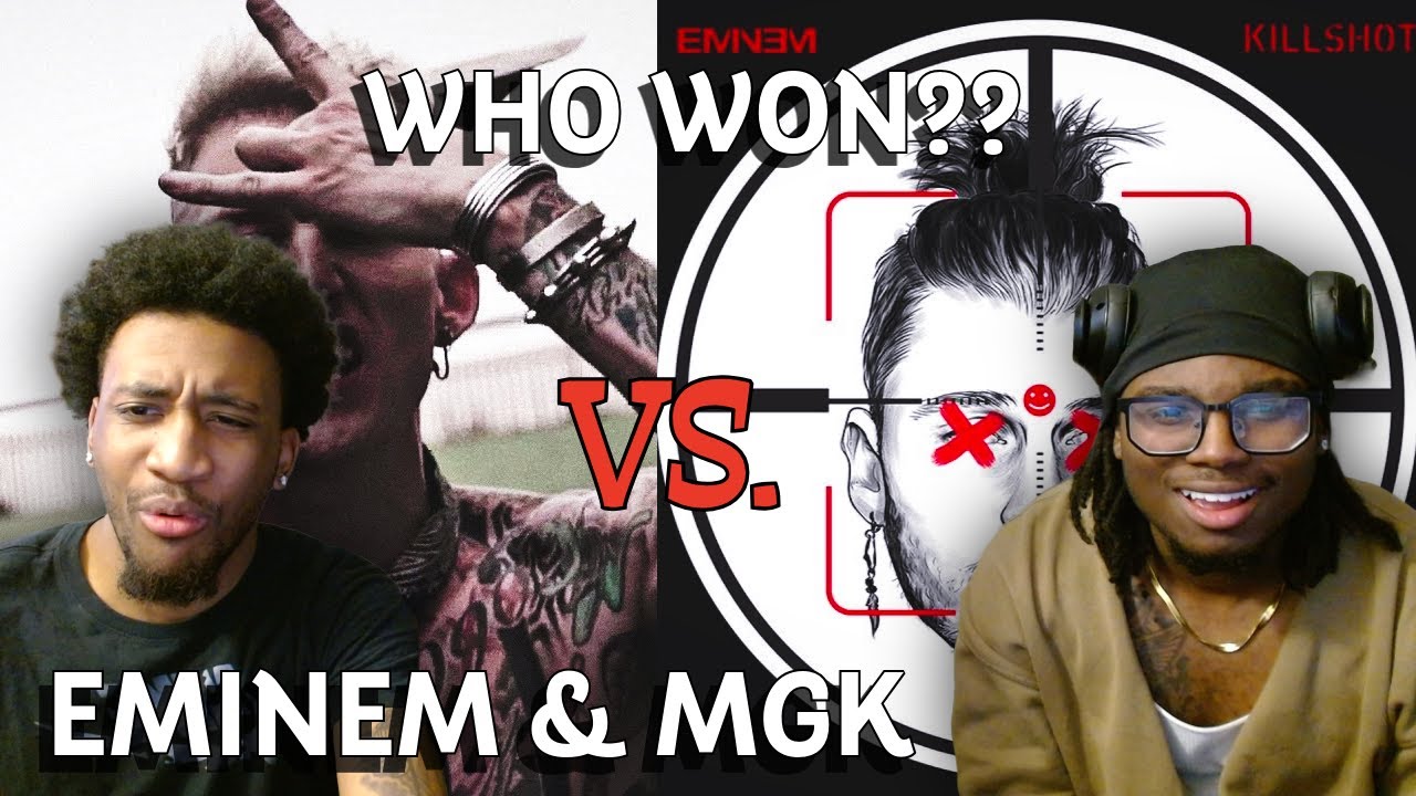 REACTING TO RAP DEVIL VS. KILLSHOT!! EMINEM OR MACHINE GUN KELLY??