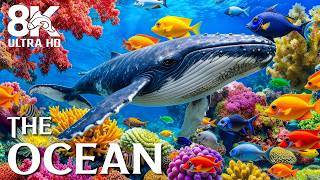 8K Ocean Depths 🌊 Stunning Deep Sea Creatures &amp; Marine Life