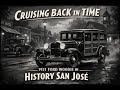 Driving our 1931 Model A Ford Woodie Staton Wagon inside History San José
