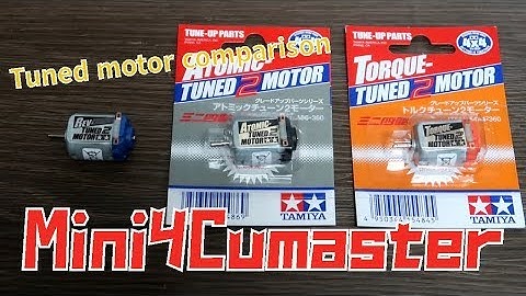 【Mini4WD】I actually measured the tune motor with a speed checker!【Mini4Cumaster】