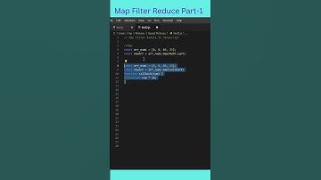 Must Know #javascript Map Filter Reduce Part-1 #shorts #youtubeshorts #hindi