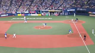 20230402　阪神タイガース 【1回ｳﾗ】応援･攻撃風景　バッティング打撃　応援団による鳴り物･声出し応援あり@京ｾﾗﾄﾞｰﾑ大阪･外野上段ﾚﾌﾄﾋﾞｼﾞﾀｰ応援席
