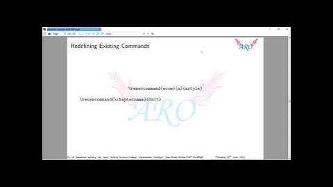 ONEWEEK ONLINE FACULTY DEVELOPMENT PROGRAM ON LaTeX 2021-DAY IV ( PART - I )