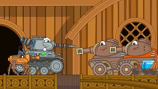 The deal with forest tanks | Steel Monsters of Forest World | Tank Cartoon