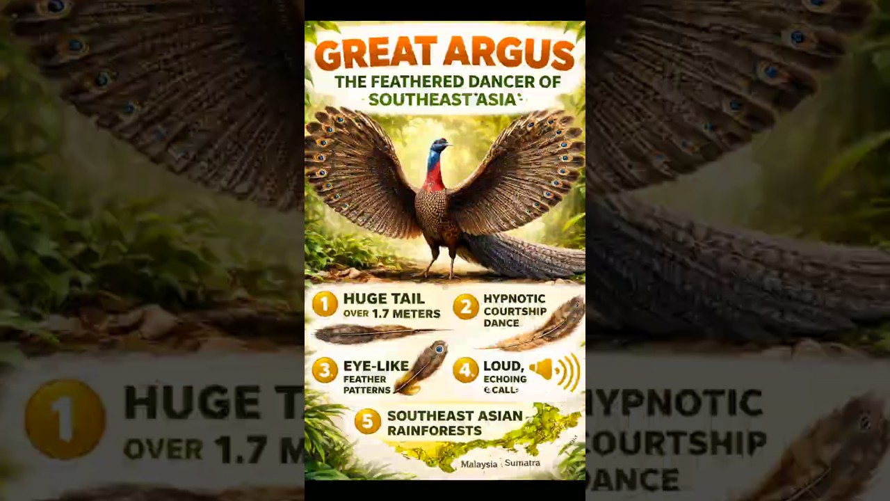 Great Argus: The Feathered Dancer of Southeast Asia 