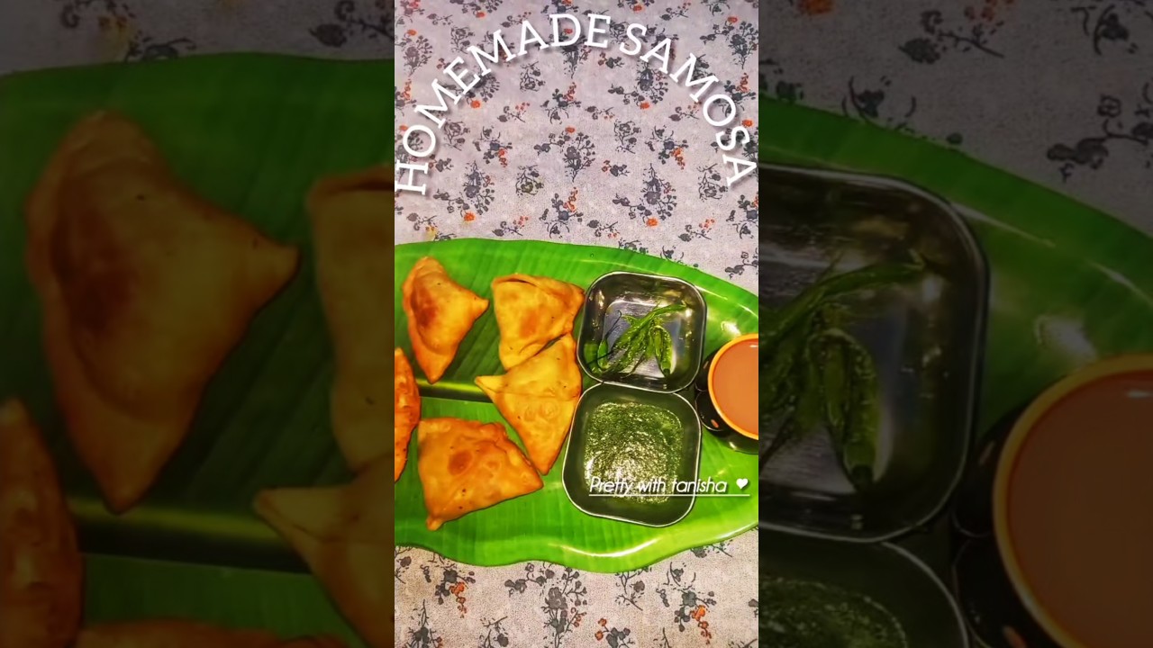 Homemade samosa recipe ♥️🌼