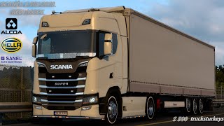 Türk İşi̇ Aksesuarli Scani̇a S500 2018 Reel Truck Paylaşim Kli̇p 1.40 Mods