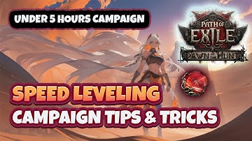 [PoE 2] Speed Leveling with Rake and Stomping Ground | Under 5 Hours Full Campaign Walkthrough