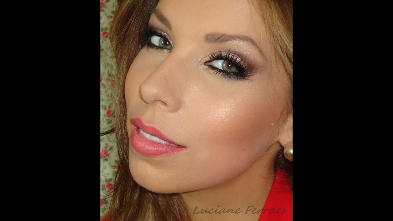 Make para usar com ROUPA VERMELHA, com Luciane Ferraes