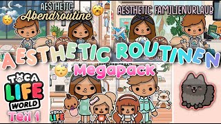 DIE BESTEN AESTHETIC FAMILIEN-ROUTINEN 💖 | TEIL 1 | TOCA BOCA STORY DEUTSCH