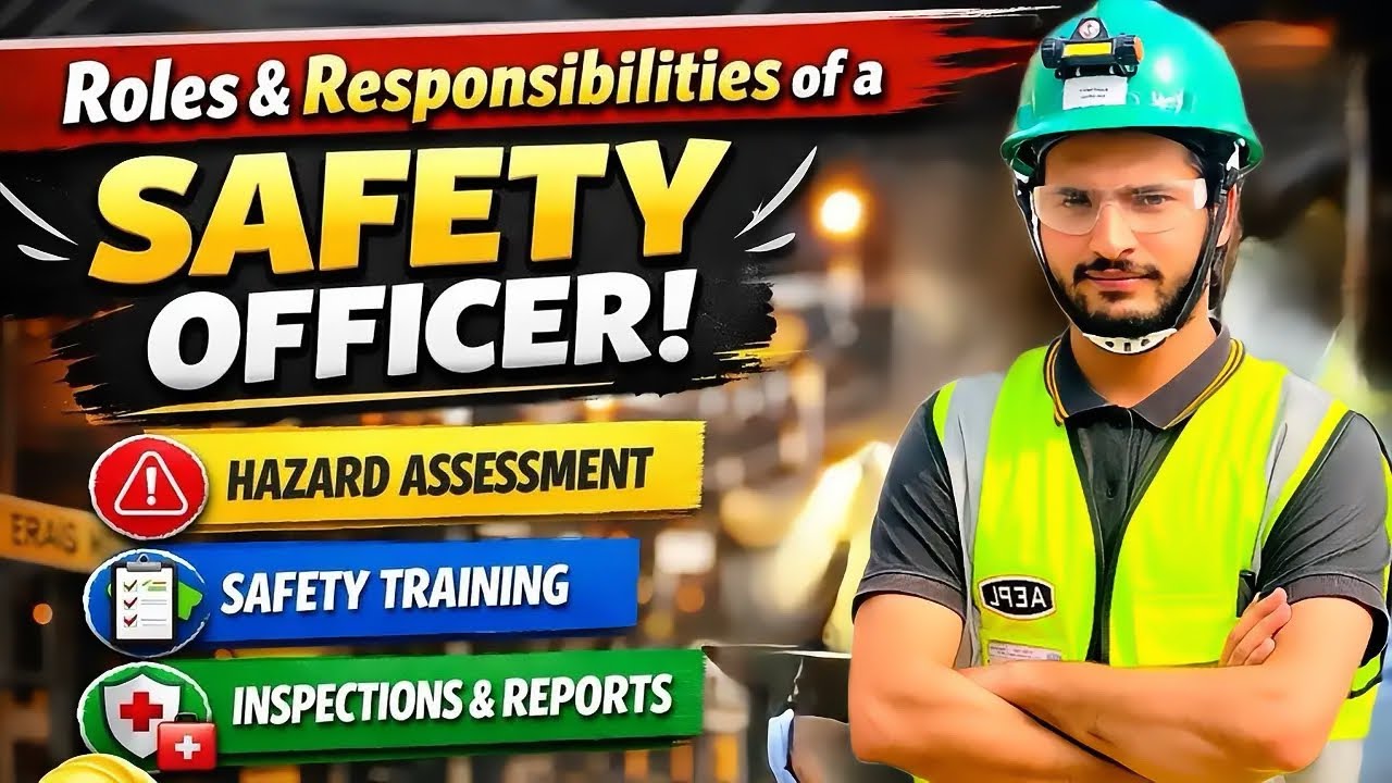 Safety Roles Roles and Responsibilities of a Safety Officer | HSE Officer Duties ...