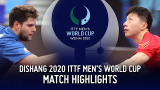 Dimitrij Ovtcharov vs Ma Long | 2020 ITTF Men's World Cup Highlights (1/8)