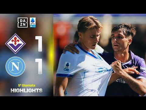 GILMOUR + JIMÉNEZ, gol che non ti aspetti: Fiorentina-Napoli 1-1 | Serie A Enilive | DAZN Highlights