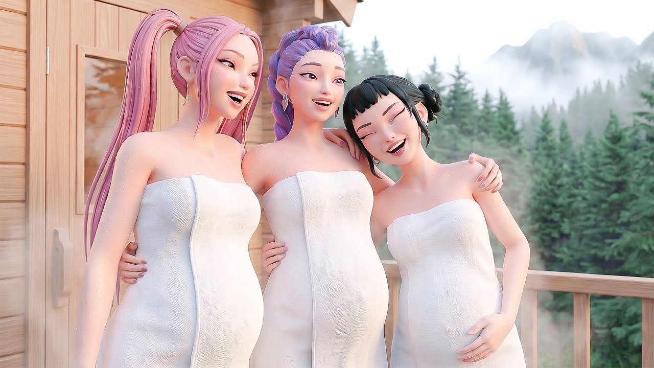 Kpop Music Demon Hunters Songs: EASY WITH YOU (MV) | Kpop Demon Hunters PREGNANT Version 🧘‍♂️⛰️