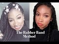 Pros&Cons: The Rubberband Method + How to Install | Jumbo " Patra" Braids