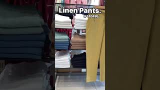 Linen pants