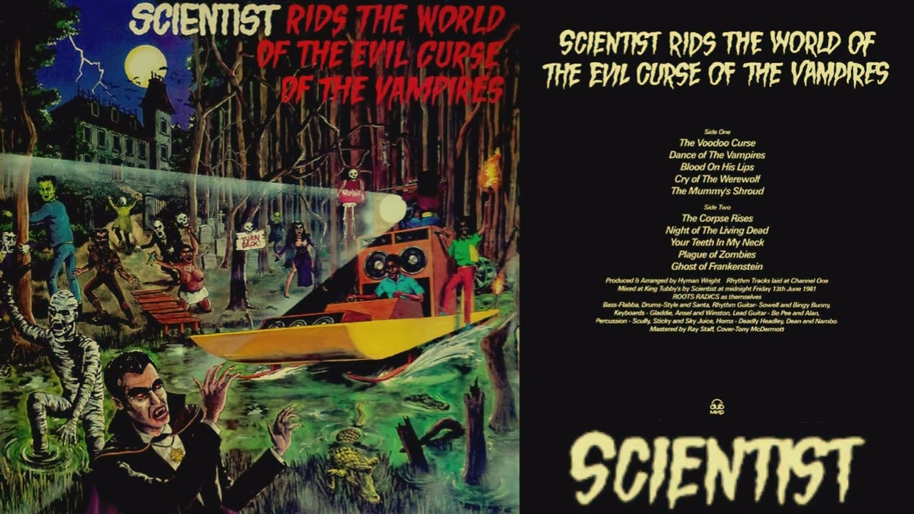 Scientist performing 'Scientist Rids the World of the Evil Curse