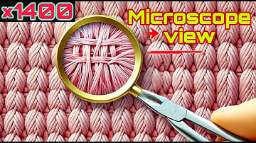 Microscopic Comparison: Plain vs Patterned Mesh Fabric