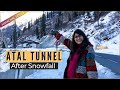 Manali To Lahaul via Atal Tunnel After Snowfall | Travel After Lockdown | Sissu- Lahaul in Winters!❄