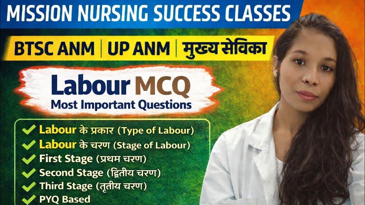Labour Complete Class | प्रसव के प्रकार और चरण | Type of Labour & Stage of Labour
