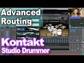 Kontakt Studio Drummer Advanced Tips: Routing Individual Hits, Multi Output in Logic Pro X