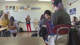 Students in high school sign language class speak volumes