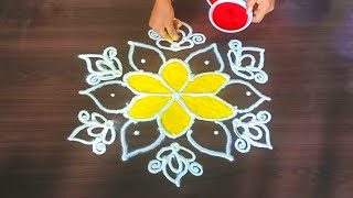 Sravana Masam Muggulu || Simple Rangoli Designs || Sravana Masam Kolam Designs || Samikshas Home