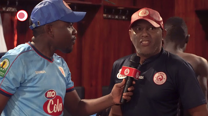 MZUKA WA KOCHA WA VIUNGO BAADA YA KUMCHABANGA CS CONSTANTINE 2-0
