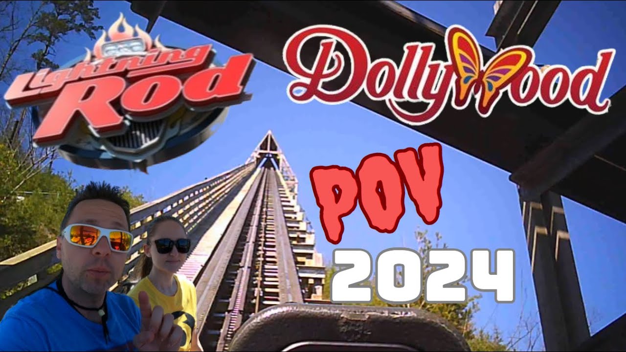 Lightning Rod 2024 Chain Lift (On-Ride) POV RMC Roller Coaster Ride ...