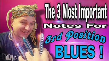 The 3️⃣ Most Important Notes For 3rd Position Blues!