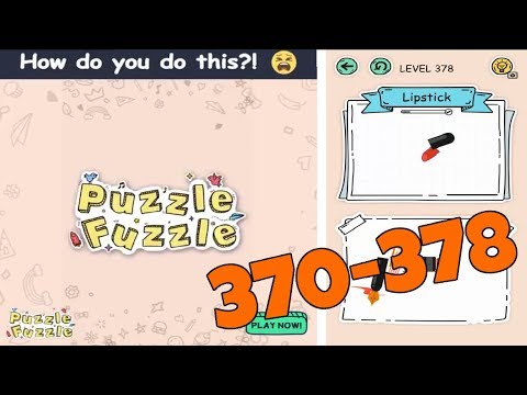 Puzzle Fuzzle Level 370-378 Walkthrough