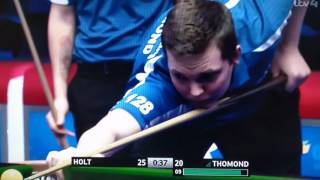 Snooker Shootout Holtthomond Cliffhanger