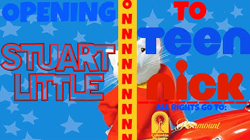 Opening To Stuart Little On TeenNick 12/26/22 (Network Premiere)