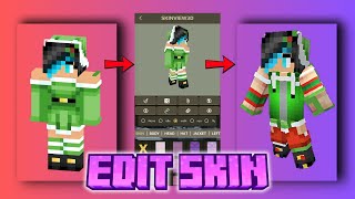 Minecraft Christmas Skin Editor | Blue Holiday Skin | Custom MC Skin in your way! screenshot 2