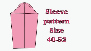 Sleeve Pattern (Sizing)|  Easy Drafting Tutorial