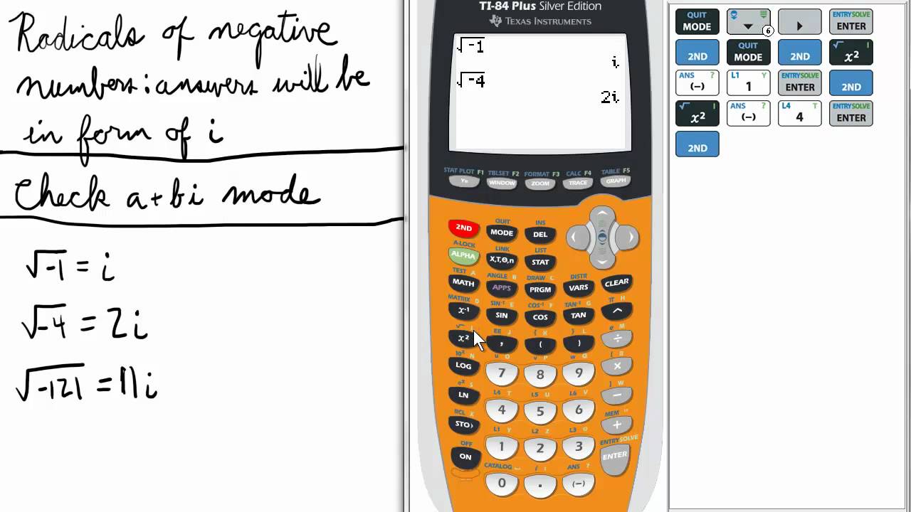square-roots-of-negative-numbers-ti-84-calculator-introduction-to