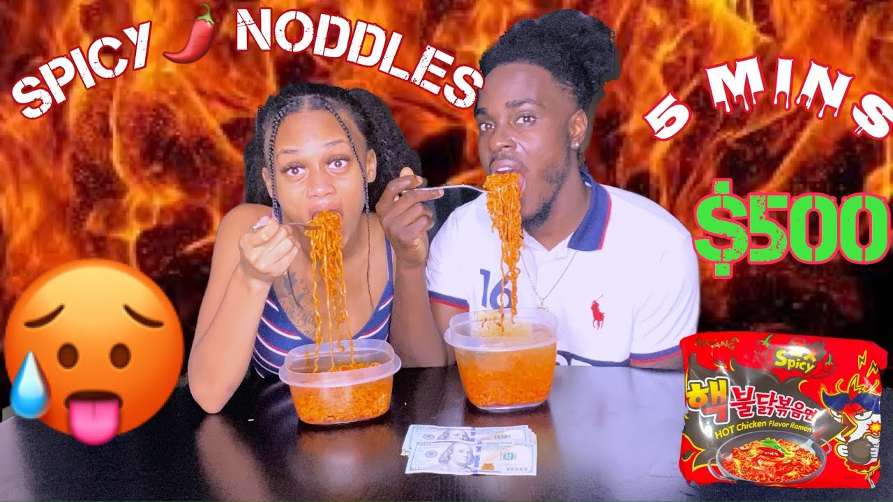 EXTREME SPICY NOODLE CHALLENGE!!!! WINNER GETS 500 (HOTTEST NOODLES