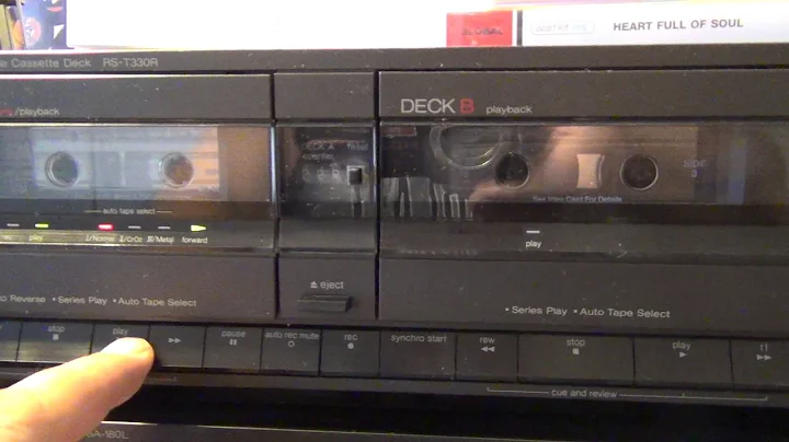 Technics RS-T330R Auto Reverse Double Cassette Deck