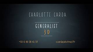 Demo reeL 3D Artist // Charlotte Carda