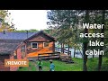 Water-only access lake cabin & vacuum-flush compost toilets
