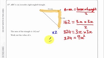 Edexcel 2018 - Paper 3 - Foundation Q17 - GCSE Maths