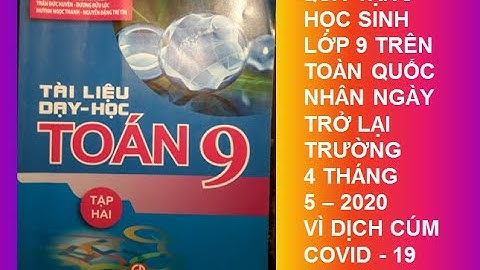 Giải sách tài liệu dạy học toán 9 năm 2024