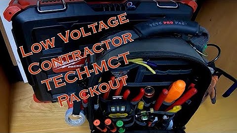 Veto Pro Pac TECH-MCT  Low Voltage Contractor Setup