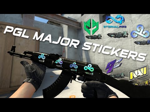 CSGO PGL Major Antwerp 2022 - All Stickers showcase [4K60FPS]