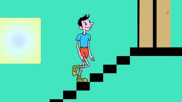 2D Stair Climbing Animation Test 01