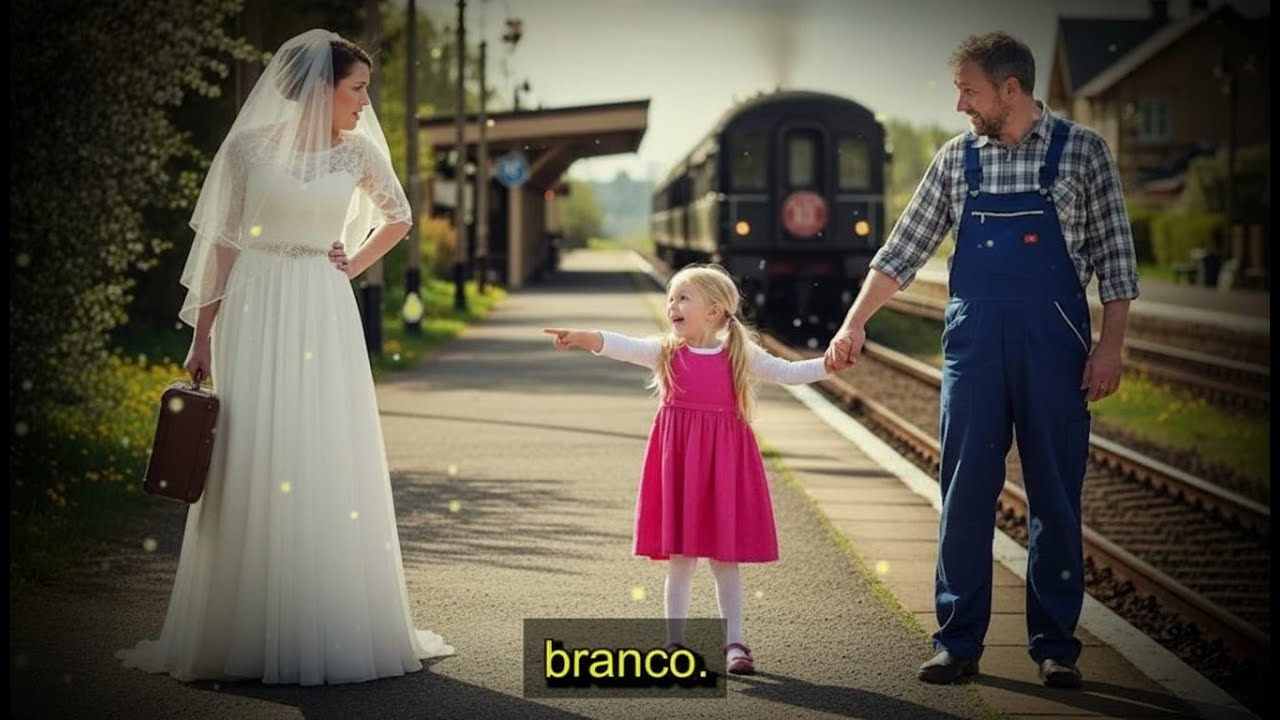 Noiva por carta desceu na estação errada — uma garotinha disse “Papai…” e tudo mudou